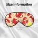 Lobster & Crab Print Soft Eye Mask - Sleep Mask for Men & Women | Travel Essentials - Buy Online on GoSupps.com
