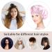 Buy 2-Piece Satin Hair Hood Set - Double-Sided Sleep Caps for Women & Girls | Breathable Bonnets in Black & Pink | Nighttime Hair Protection - Buy Online on GoSupps.com
