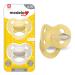 Medela Baby Pacifier | 6-18 Months | BPA-Free | Lightweight & Orthodontic | 2-Pack | Pastel Sunflower and Neutral