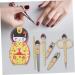 POPETPOP 2 Sets Nail Scissors Set Baby Grooming Kit Russian Manicure Kit Nail Tools Baby Kit Cosmetology Kit Nail Trimmer Kit Baby Dolls Stainless Steel Matryoshka Pedicure - Buy Online on GoSupps.com