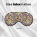 Buy Pebble Colorful Background Sleep Mask | Adjustable Double-Sided Eye Mask for Comfortable Sleep | Soft Covers Reduce Eye Edema - Buy Online on GoSupps.com