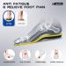 Welnove Insoles for Men - Relief for Plantar Fasciitis Arch Support Orthotics Comfortable Shoe Inserts for Flat Feet & Foot Pain - M Blue M:W 9-10 / M 7-8 - Buy Online on GoSupps.com