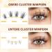 QUEWEL Eyelash Extensions Set - Upper & Lower Cluster Lashes with Durable Glue | DIY 3-Step Easy 03 Mix for Beginners - Big Eyes in 1 Pack - Buy Online on GoSupps.com