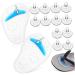 NOLITOY 7 Pairs Before Thong Toe Protectors Thong Sandal Toe Protectors Toe Cushions Toe Guards Sandals Toe Protectors Non-Slip Toe Cushion Sandal Inserts Safety Mask Pinch Gel