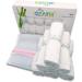 ACLEARTH White Bamboo Wash Cloths (6 pc) | Soft Face Wash Cloth Set for Sensitive Skin | Makeup Removal | 25 x 25cm | Ideal for Adults, Babies, and Kids - Buy Online on GoSupps.com