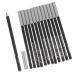 minkissy minkissy 12Pcs Black Eyeliner 1 Pen Black Eye-Liner Set of Eyebrow Pencils Eye-Liners Black Eyeliner Eyeliner Eyeliner Makeup Liner Pencil for Eyes