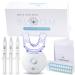 Bloom Teeth Whitening Kit Fast Acting 35% Carbemide Peroxide Gel and 5X LED Light. Achieve Whiter Teeth in Just 10 Minutes a Day. No Sensitivity Formula with Coconut Oil and hydroxyapatite.
