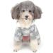 Zunea Small Dog Pyjamas Jumpsuit Puppy Hoodie Coat Clothes for Dogs Girl Boy Winter Warm Pajamas Outfits Overall Jumper Soft Pet Apparel Gray S (Pls Check the Size of Chest and Back Before Order) S (Pack of 1) Grey - Buy Online on GoSupps.com