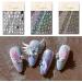 Nail Art Self Adhesive Wings Craft 5D Nail Sticker Decals Transfer Stickers Nail Art Decoration(1) Style1 - Buy Online on GoSupps.com
