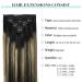 Buy Doores Clip-In Extensions - Real Hair Balayage Natural Black to Light Blonde - 45cm 18 Inch 120g Remy Straight Extensions - Buy Online on GoSupps.com
