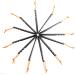 BIFUNIE Aluminum Tent Stakes Pegs - 12-Pack Heavy Duty Tri-Beam Metal Pegs for Camping Tents, Hammocks, and Canopy - Includes Reflective Pull Ropes - Black - Buy Online on GoSupps.com