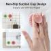 Beomeen Silicone Face Scrubber Exfoliator 2 in 1 Removable Round Manual Facial Cleansing Brush for Deep Cleaning and Massaging Skin Care Face Wash Brush Blackhead Acne Pore Pad (Green+Pink) - Buy Online on GoSupps.com