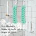 PHAO Long Loofah Back Scrubber for Shower - Bath Sponge 21.5 Inch - 2 Pack (Green) | Men's and Women's Bath Loofah - Buy Online on GoSupps.com