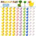 100Pcs Mini Resin Ducks Multicolor Landscape Decorations - Miniature Duck Figures for Home, Garden, Aquarium - Hide Prank Game Dollhouse Decor - 6 Color Assortment - Buy Online on GoSupps.com
