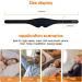 AiSleep 3D Contoured Eye Mask for Adults - Lightweight Sleep Aid with Adjustable Headband - Soft Comfort Eye Shade Cover for Travel, Yoga, Nap - Fathers Day Gift - Black - Buy Online on GoSupps.com