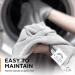 Quick Dry Microfiber Hair Towel Wrap for Curly Hair | 20x40 inch Gray Towel with Elastic Strap for Drying and Plopping - Buy Online on GoSupps.com