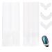 French Manicure Stickers Nail Art Stickers French Nail Design Nail Decals Manicure Accessories Nail Art Decoration Adhesive Nail Stickers DIY Nail Art 4608 pieces in a 4-pack(Regular)