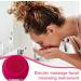 Anulely Face Cleansing Brush Electric Facial Brush Delicate Silicone Face Wash Brush Waterproof Face Cleansing Brush for Effective Face Cleansing Pink/Red - Buy Online on GoSupps.com