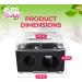 2pk Dual Makeup Sharpener for Eye, Lip, and Eyebrow Pencils - Big & Small Holes Eyeliner Sharpener - Buy Online on GoSupps.com