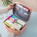 4Stk Large Capacity Waterproof Medication Bag - Travel Pharmacy First Aid Pocket Medicine Storage for Home & Office (Pink) - Buy Online on GoSupps.com