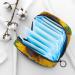 MUOOUM Blue Wave Stocking Pocket - Dolphin Pattern Bag for Menstrual Pads & Cups | Portable Zippered Accessory for Women & Teens - Buy Online on GoSupps.com