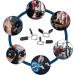 Simpeak 6-Piece Barbell Spring Clamps Set | 25/28/30mm Locking Dumbbell Clamps for Gymnastics & Weightlifting | Durable Ratchet Design - Buy Online on GoSupps.com