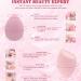 14 Makeup Blenders Sponge Set - BeautyBlenderss Foundation Sponges - Triangle Powder Puff - Finger Makeup Sponge | For Liquid Creams And Powders Coffee - Buy Online on GoSupps.com