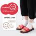Byriver Acupressure Shoes - Reflex Zone Massage Slippers for Men | Pain Relief for Plantar Fasciitis Heel Arch Arthritis & Neuropathy | Available in Red Sizes 25 & 35-37.5 - Buy Online on GoSupps.com