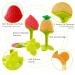 NEPAK 10 Pack Fruit Shaped Silicone Baby Teething Toys - BPA Free Teether Set for Infants - Buy Online on GoSupps.com