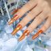 Fandamei 600 PCs Ballerina White Artificial Nails Set - Natural Long Coffin Fake Nails with Nail Files Clippers Brush & Glue - International Shipping Available - Buy Online on GoSupps.com