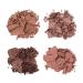 Mellow Cosmetic Eyeshadow Quad - Matte & Shimmer Palette for Women - Highly Pigmented Longwear Eye Makeup Kit (Rhea - Buy Online on GoSupps.com