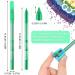 MAFK 2-Color Eyeliner & Eye Shadow Pencil Kit - Professional Makeup Metallic & Glitter Pen for Women - White - Buy Online on GoSupps.com