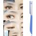 Tinksky 5pcs Eyebrow Shaper Razor Trimmer Shaver Hair Remover Set in Blue - Precision Grooming Tools - Buy Online on GoSupps.com