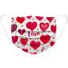 ZQP 50PCS Disposable Face_Mask for Adult Face Bandanas Love Happy Valentine's Day 3Ply Breathable Face Balaclava 50PCS 1117-225 - Buy Online on GoSupps.com