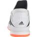adidas Men's Stabil X Mid Volleyball Shoe 14 - White/Black/Solar Orange - Buy Online on GoSupps.com
