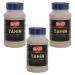 SEZGIN SAYAR SESAMPASTE/TAHINI/KOSKA/100% natural/without preservatives/dyes/aroma substances/vegan/gluten -free/(3x600gr Sper benefit package)