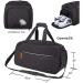 ROTOT Gym Duffel Bag with Waterproof Shoe Pouch - Weekend Travel Bag with Insulated Pocket | Black - Buy Online on GoSupps.com