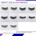 Anohuyho Magnetic Eyelashes Kit - 5 Pairs Reusable False Lashes with Magnetic Eyeliner & Tweezers - Natural Look, No Glue Needed - Buy Online on GoSupps.com