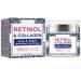 Retinol Face Cream Collagen Cream Retinol Moisturizer for Face with Hyaluronic Acid Vitamin E and Green Tea Day and Night Cream for Lifting Skin Wrinkles Fine Lines and Dryness