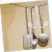 Hohopeti 2pcs Double Hook Clothes Hangers Hooks Door Hangers for Clothing Wall Hanger No Punching Wall Mount 14x9cm White - Buy Online on GoSupps.com