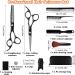 NVIYAM Hairdressing Scissors Set 15 Pieces Hair Cutting Scissors Professional Set 6.7 Inch Hair Cutting Scissors Professional Thinning Scissors Set for Women Men Children Family Hairdressing - Buy Online on GoSupps.com