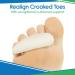 ViveSole Toe Separator For Bunion - Hammer Toe Straightener Pads (Pair) -Corrector for Curled  Crooked  Curved  Overlapping  Clubbed  Claw  Mallet Curling Relief-Right & Left Gel Support Crest Cushion - Buy Online on GoSupps.com