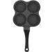 Yalych Egg Pan 4-Hole Egg Burger Pan Non-Stick Frying Pot Breakfast Maker Omelet Pan Kitchen Utensil For Breakfast Swedish Pancake Frying pan - Buy Online on GoSupps.com