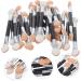 AUTSUPPL 24pcs Eyeshadow Brush Kit Smudge Eye Brush Sponge Tip Makeup Eye Cream Brush Colorful 7cm Colorful - Buy Online on GoSupps.com