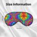 Bright Color Print Light Blocking Eye Mask | Soft Adjustable Sleep Mask for Travel Yoga & Relaxation - Buy Online on GoSupps.com