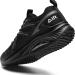 BiNHam Women's Orthotic Walking Shoes | Arch Support Platform Sneakers | Comfortable Air Shoes for Foot Pain Relief | US 5.5-11 | Black01 - Buy Online on GoSupps.com