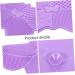 Angoily 1pc Silicone Scrub Pad Hair Brush Cleaner Tool Brush Cleaning Mat Brush Cleaning Pad Makeup Tools Makeup Brush Makeup Cleaning Pad Silica Gel Cosmetic Accessories Purple - Buy Online on GoSupps.com