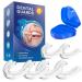 FEXPDL Mouth Guard for Teeth Grinding 6Pack Teeth Grinding Night Guard for Adults Mouth Guard for Sleeping at Night Anti Grinding Teeth 2 Sizes Bruxism Mouth Guard Night White -6