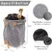 Adjustable Portable Feed Bag for Small Dogs | Training Treats Bag with Cord & Buckle - Ideal Pet Food & Snack Storage (Gray) - Buy Online on GoSupps.com