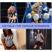 Buy Women's Referee Jersey - Official Black & White Striped Shirt with Zipper Collar | V-Neck Ref Outfit - International Shipping Available - Buy Online on GoSupps.com